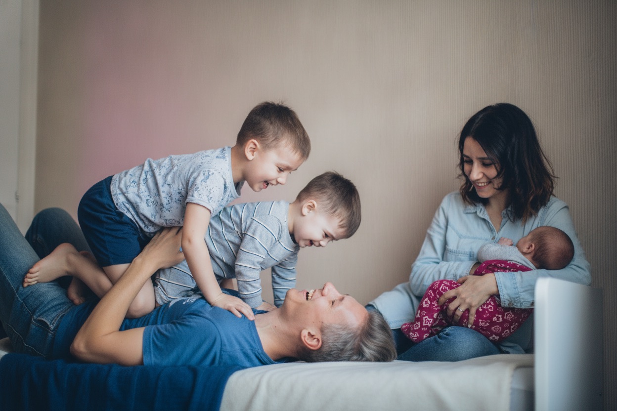 Familia sonriendo, el plan pensado para empezar